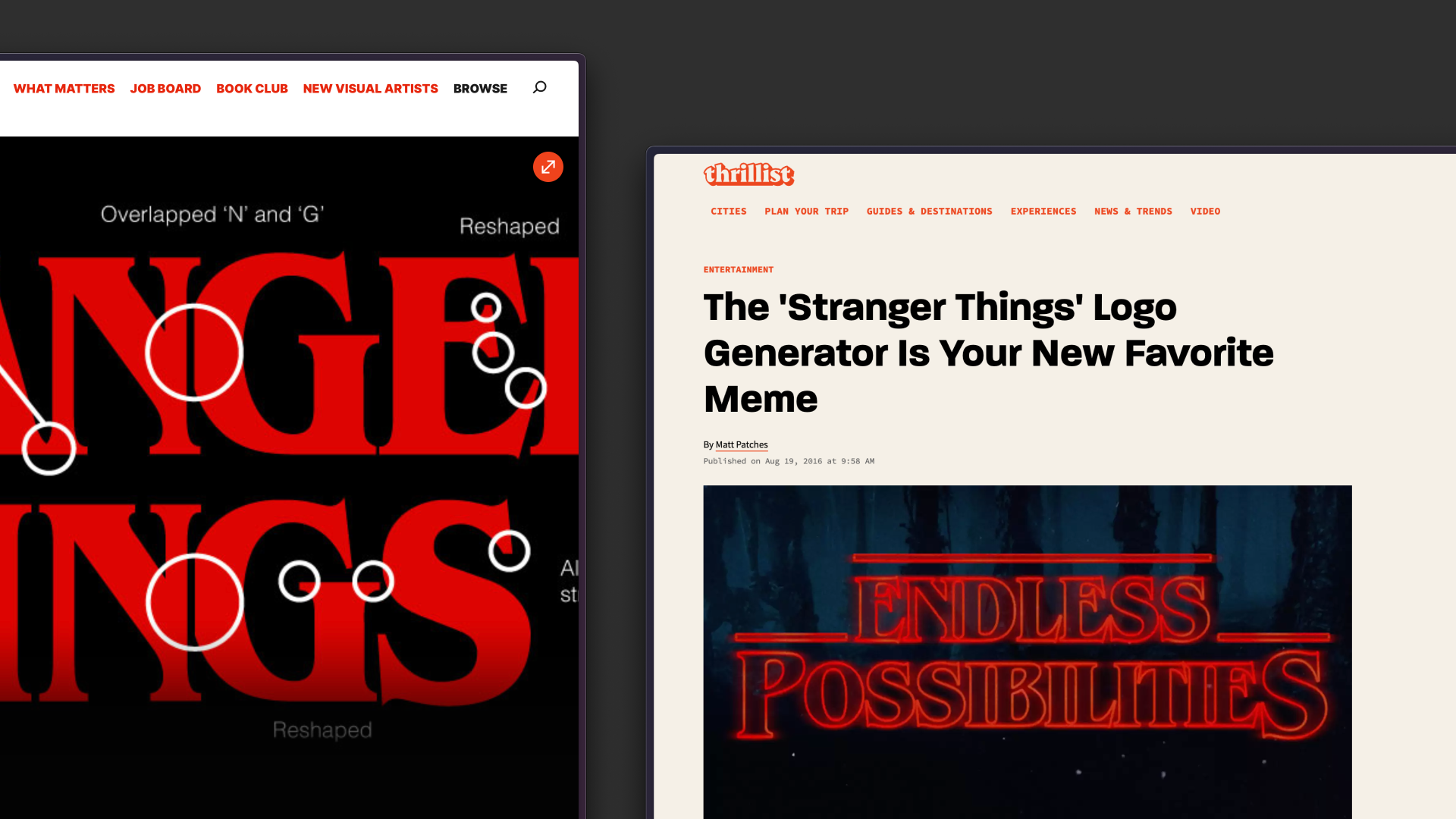 Stranger Things Title Generator